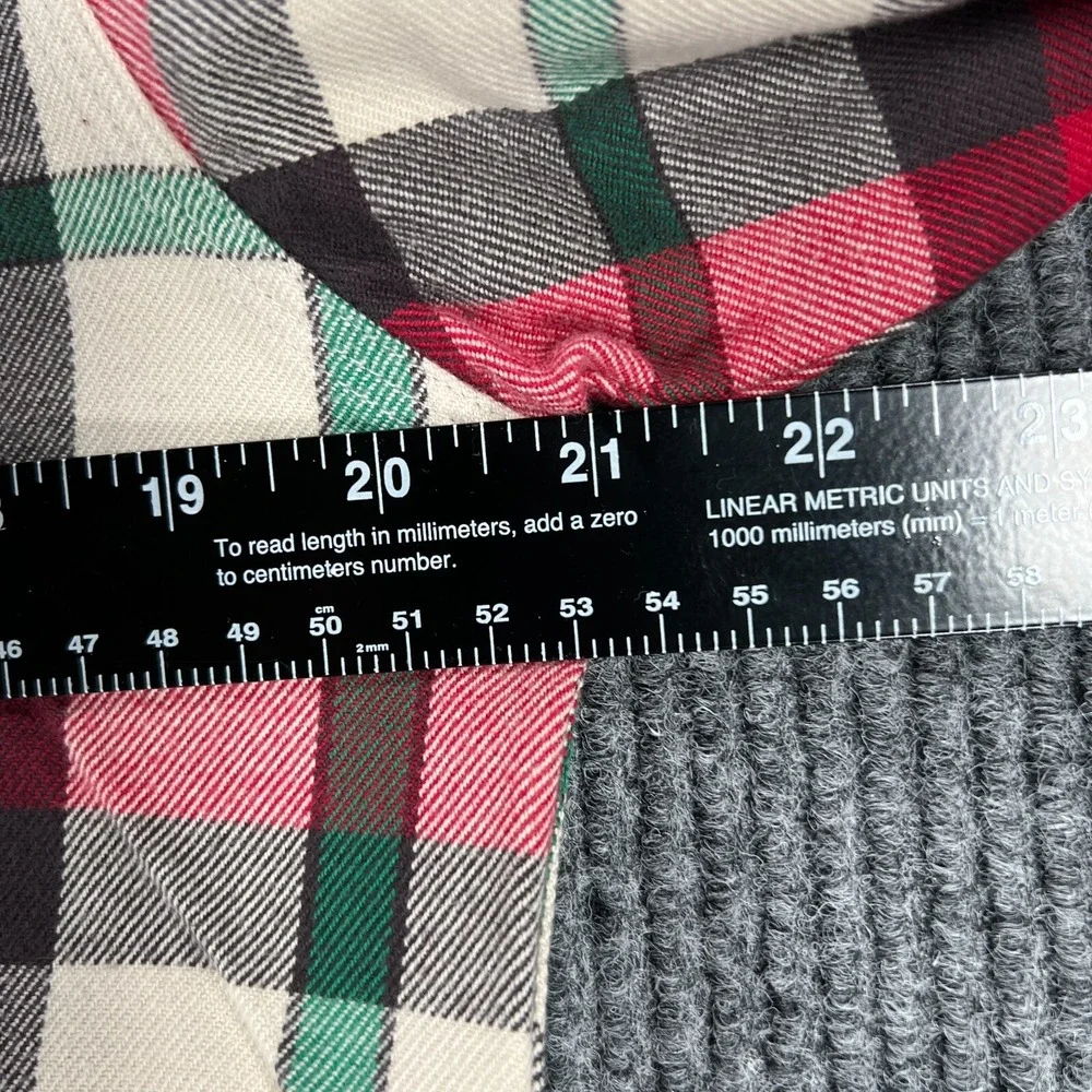 Polo Ralph Lauren Work Shirt Mens XL Extra Large Red Plaid Flannel Button Up